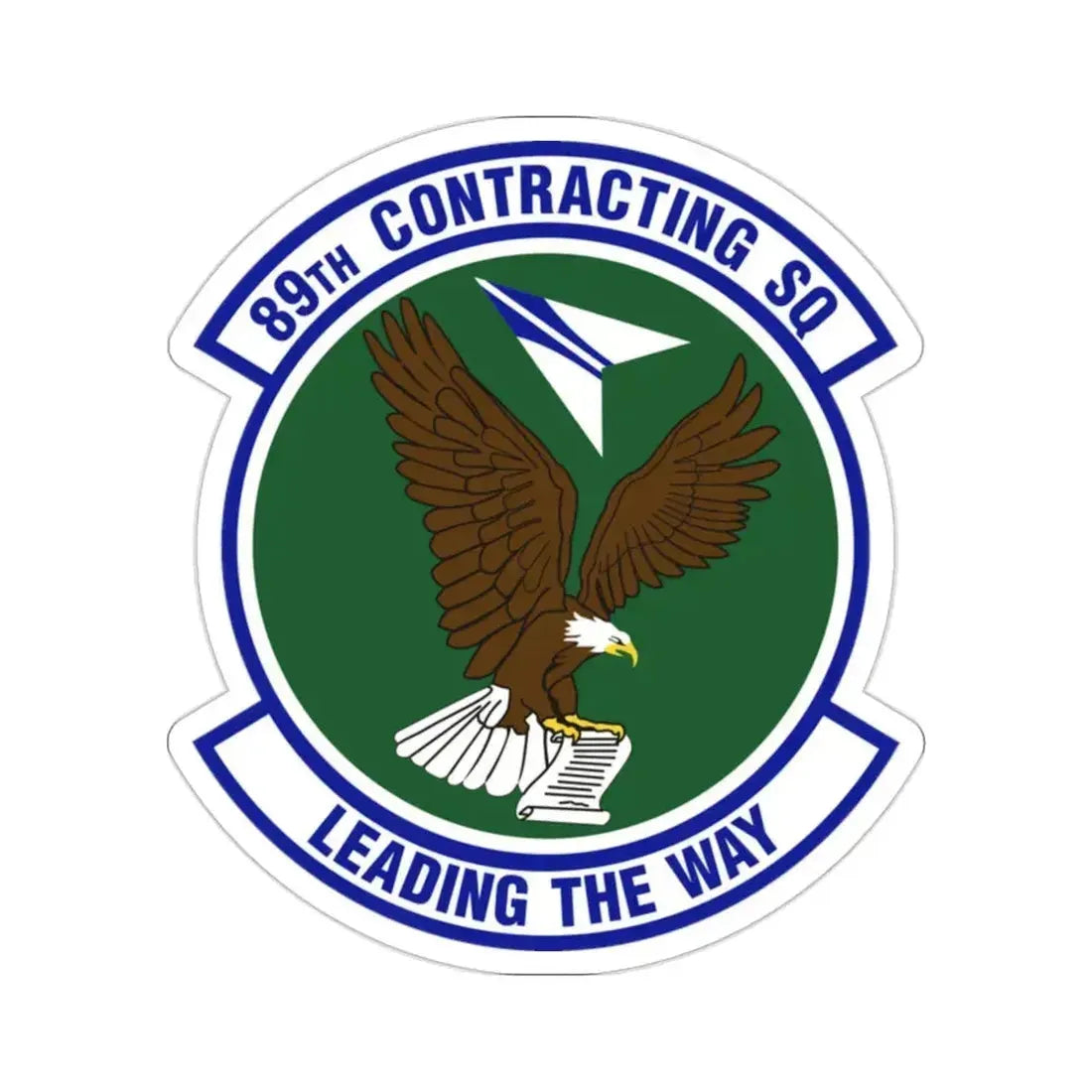 89th Contracting Squadron (U.S. Air Force) STICKER Vinyl Die-Cut Decal 2 Inch - The Sticker Space