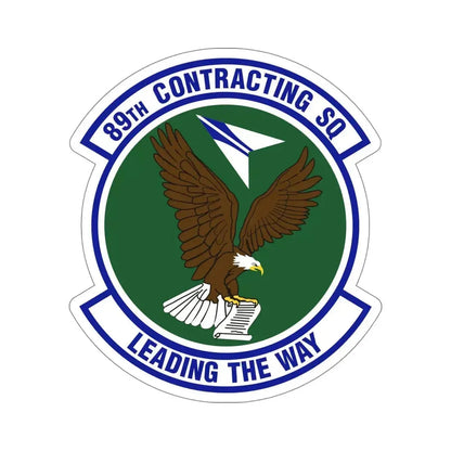 89th Contracting Squadron (U.S. Air Force) STICKER Vinyl Die-Cut Decal - The Sticker Space
