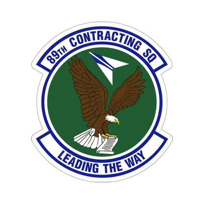89th Contracting Squadron (U.S. Air Force) STICKER Vinyl Die-Cut Decal - The Sticker Space