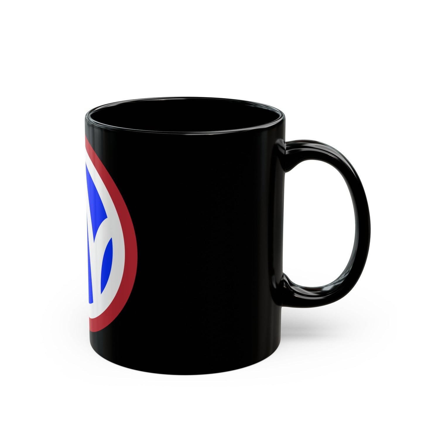 89th Regional Readiness Command SSI (U.S. Army) Black Coffee Mug-The Sticker Space