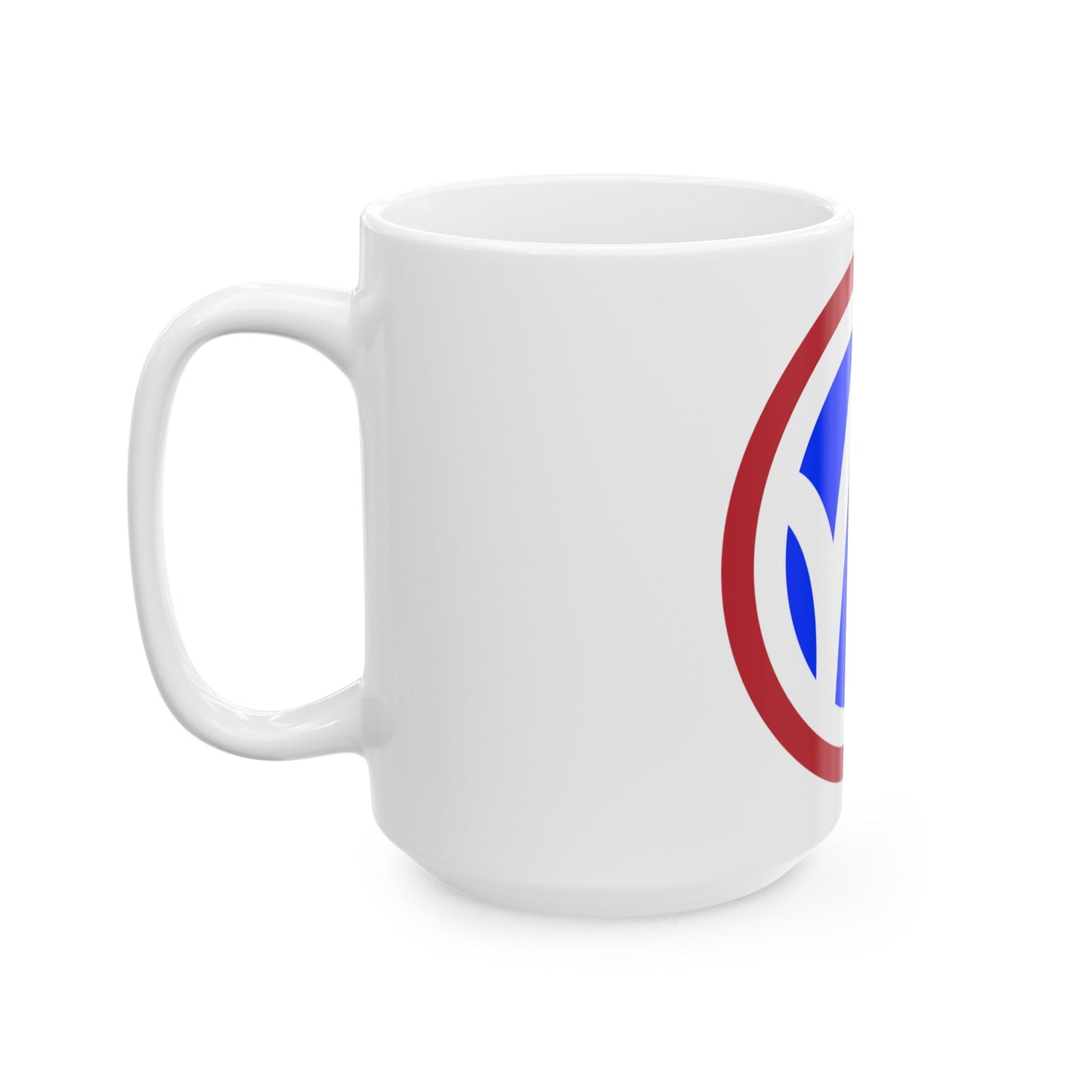 89th Regional Readiness Command SSI (U.S. Army) White Coffee Mug-The Sticker Space