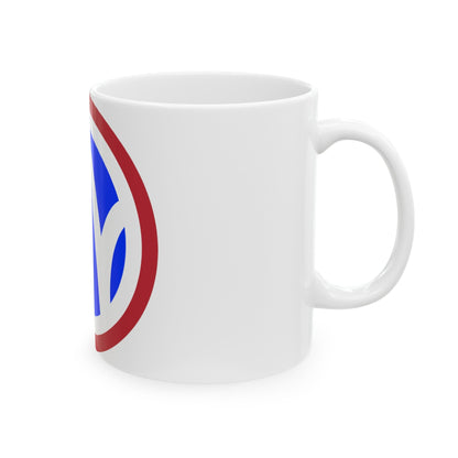 89th Regional Readiness Command SSI (U.S. Army) White Coffee Mug-The Sticker Space