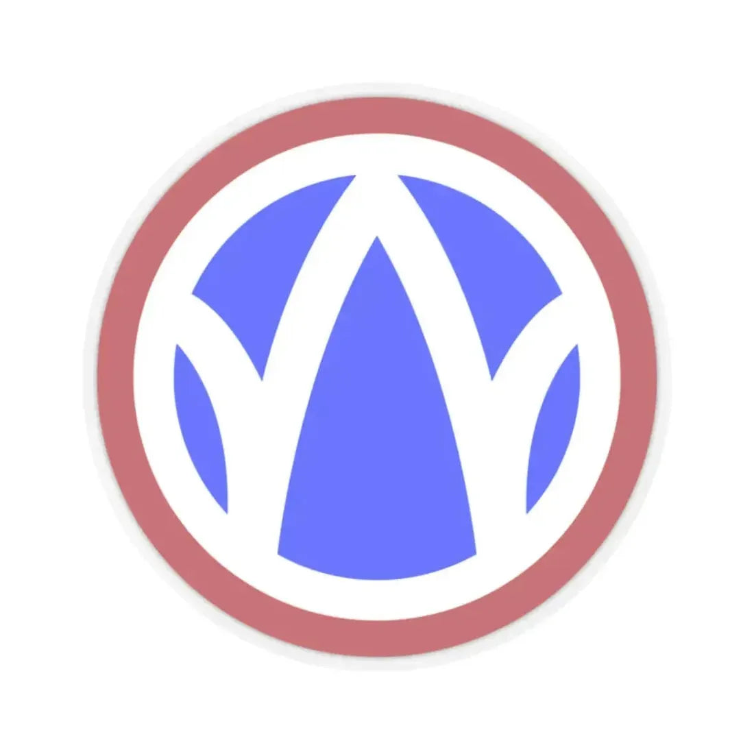 89th Regional Readiness Command SSI (U.S. Army) STICKER Vinyl Kiss-Cut Decal 2 Inch Transparent - The Sticker Space