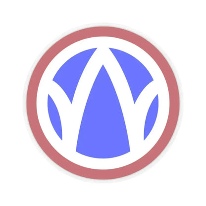 89th Regional Readiness Command SSI (U.S. Army) STICKER Vinyl Kiss-Cut Decal 2 Inch Transparent - The Sticker Space