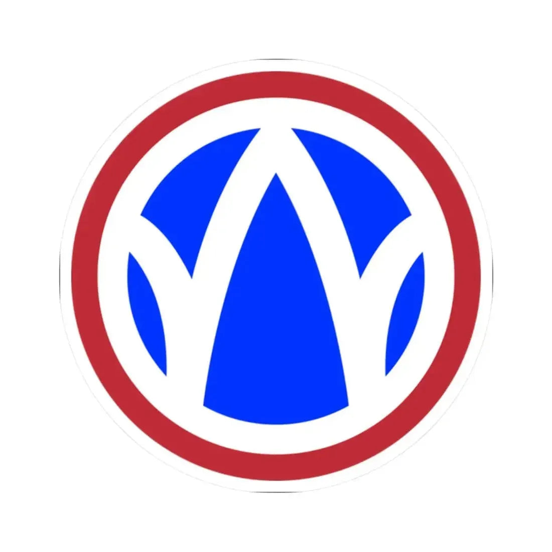 89th Regional Readiness Command SSI (U.S. Army) STICKER Vinyl Kiss-Cut Decal 2 Inch White - The Sticker Space