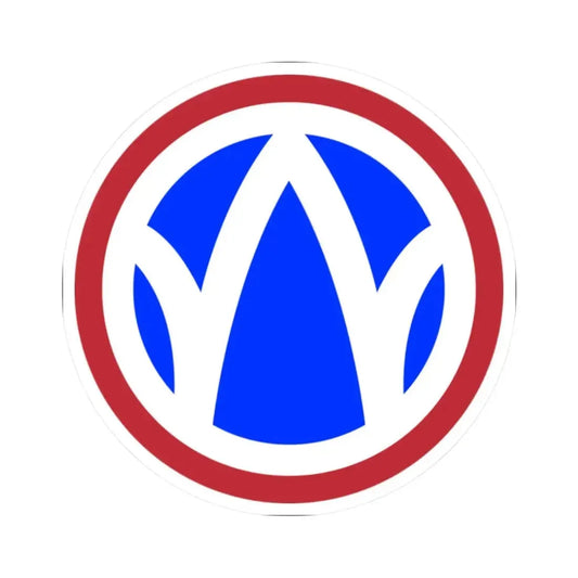 89th Regional Readiness Command SSI (U.S. Army) STICKER Vinyl Kiss-Cut Decal 2 Inch White - The Sticker Space