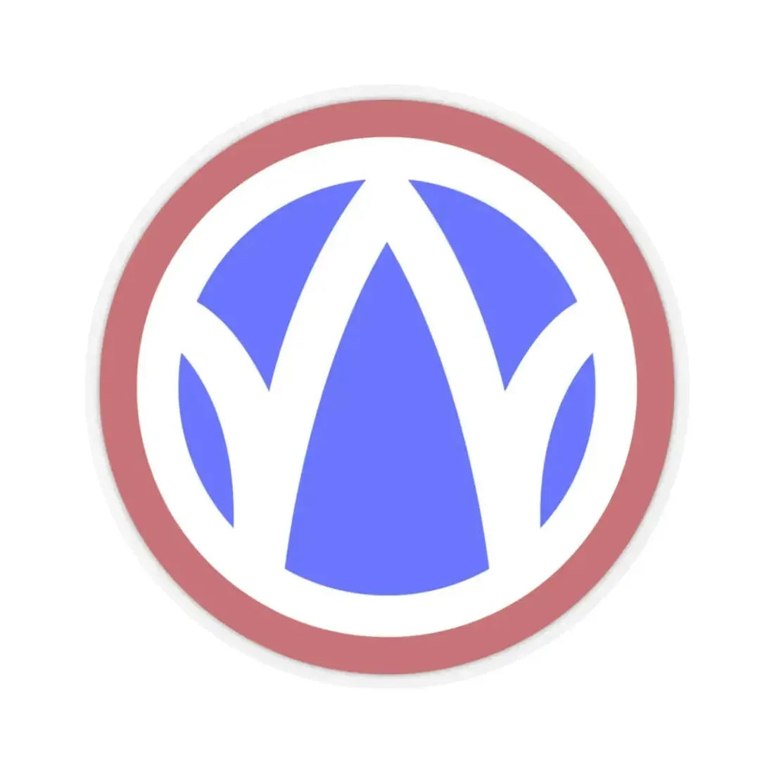 89th Regional Readiness Command SSI (U.S. Army) STICKER Vinyl Kiss-Cut Decal 3 Inch Transparent - The Sticker Space