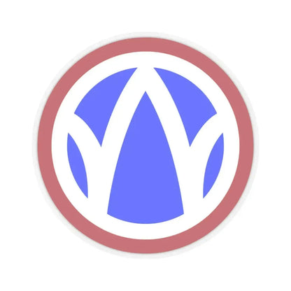 89th Regional Readiness Command SSI (U.S. Army) STICKER Vinyl Kiss-Cut Decal 3 Inch Transparent - The Sticker Space