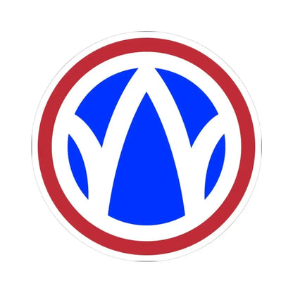 89th Regional Readiness Command SSI (U.S. Army) STICKER Vinyl Kiss-Cut Decal 3 Inch White - The Sticker Space