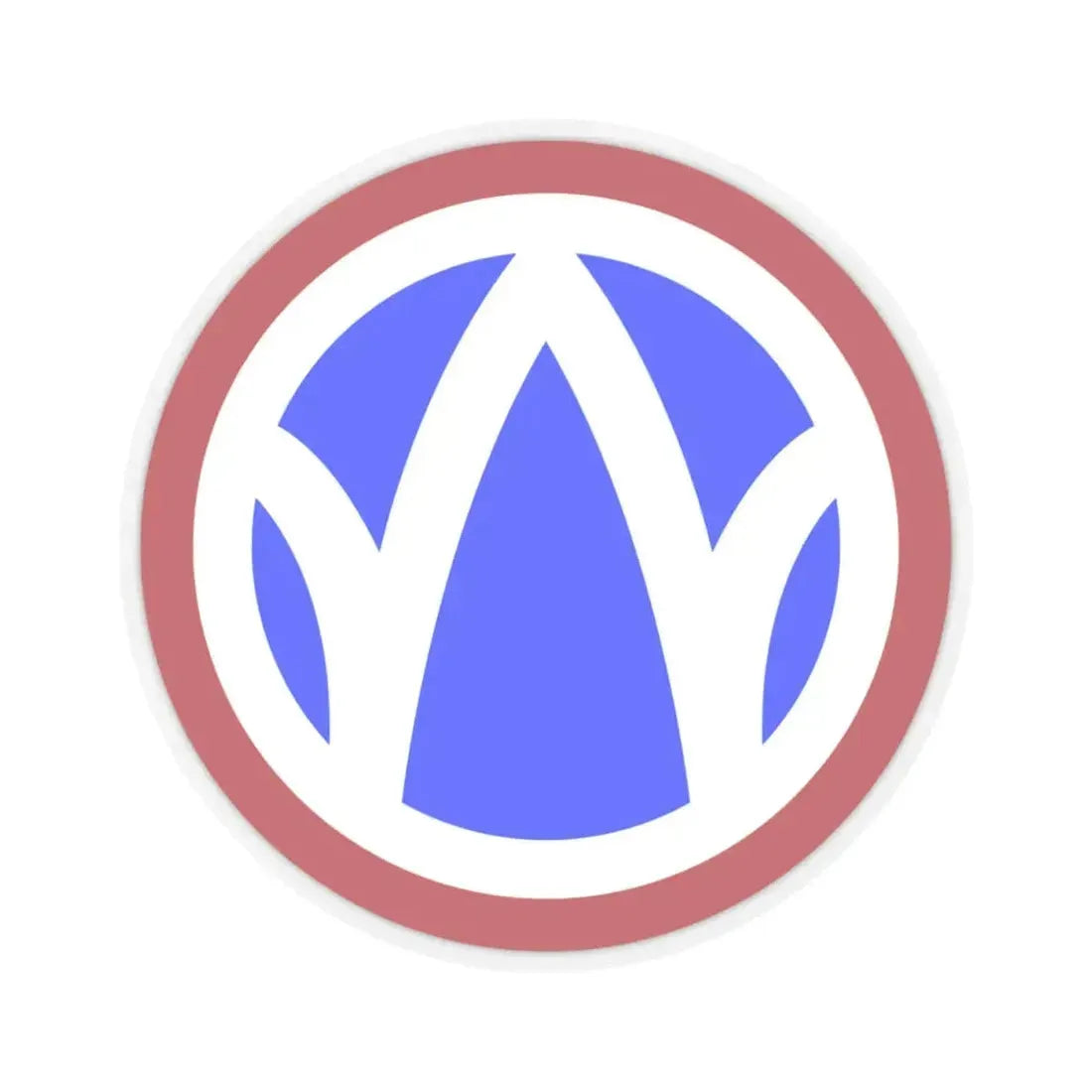 89th Regional Readiness Command SSI (U.S. Army) STICKER Vinyl Kiss-Cut Decal 4 Inch Transparent - The Sticker Space