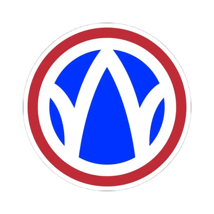 89th Regional Readiness Command SSI (U.S. Army) STICKER Vinyl Kiss-Cut Decal 4 Inch White - The Sticker Space