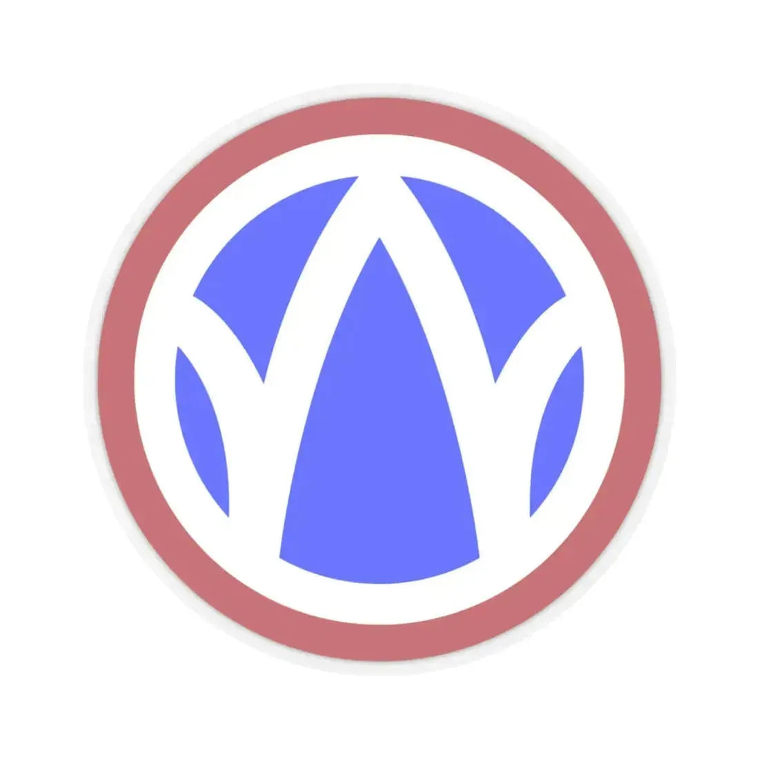 89th Regional Readiness Command SSI (U.S. Army) STICKER Vinyl Kiss-Cut Decal 6 Inch Transparent - The Sticker Space