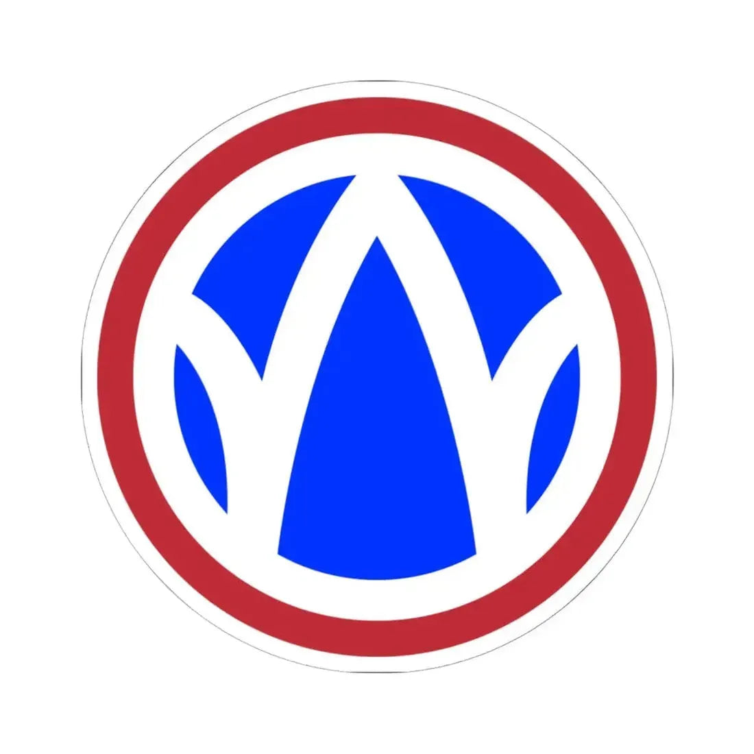 89th Regional Readiness Command SSI (U.S. Army) STICKER Vinyl Kiss-Cut Decal 6 Inch White - The Sticker Space