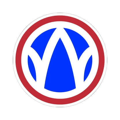 89th Regional Readiness Command SSI (U.S. Army) STICKER Vinyl Kiss-Cut Decal 6 Inch White - The Sticker Space