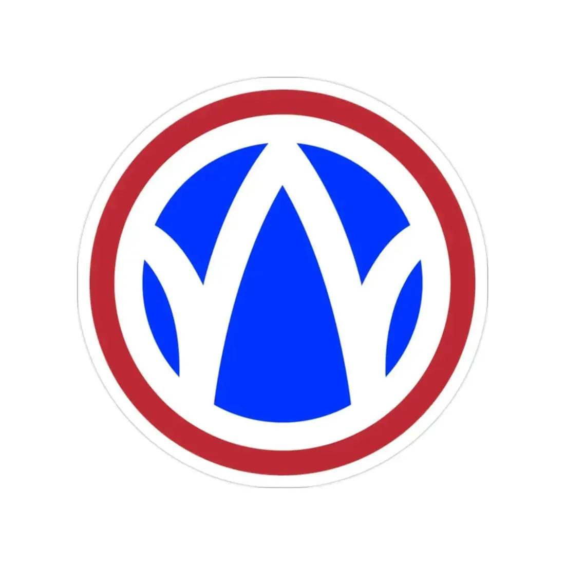 89th Regional Readiness Command SSI (U.S. Army) Transparent STICKER Die-Cut Vinyl Decal 2 Inch - The Sticker Space