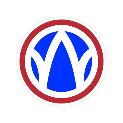 89th Regional Readiness Command SSI (U.S. Army) Transparent STICKER Die-Cut Vinyl Decal 2 Inch - The Sticker Space