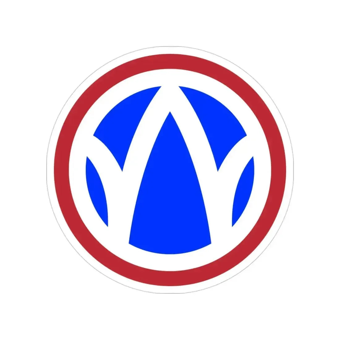 89th Regional Readiness Command SSI (U.S. Army) Transparent STICKER Die-Cut Vinyl Decal 3 Inch - The Sticker Space