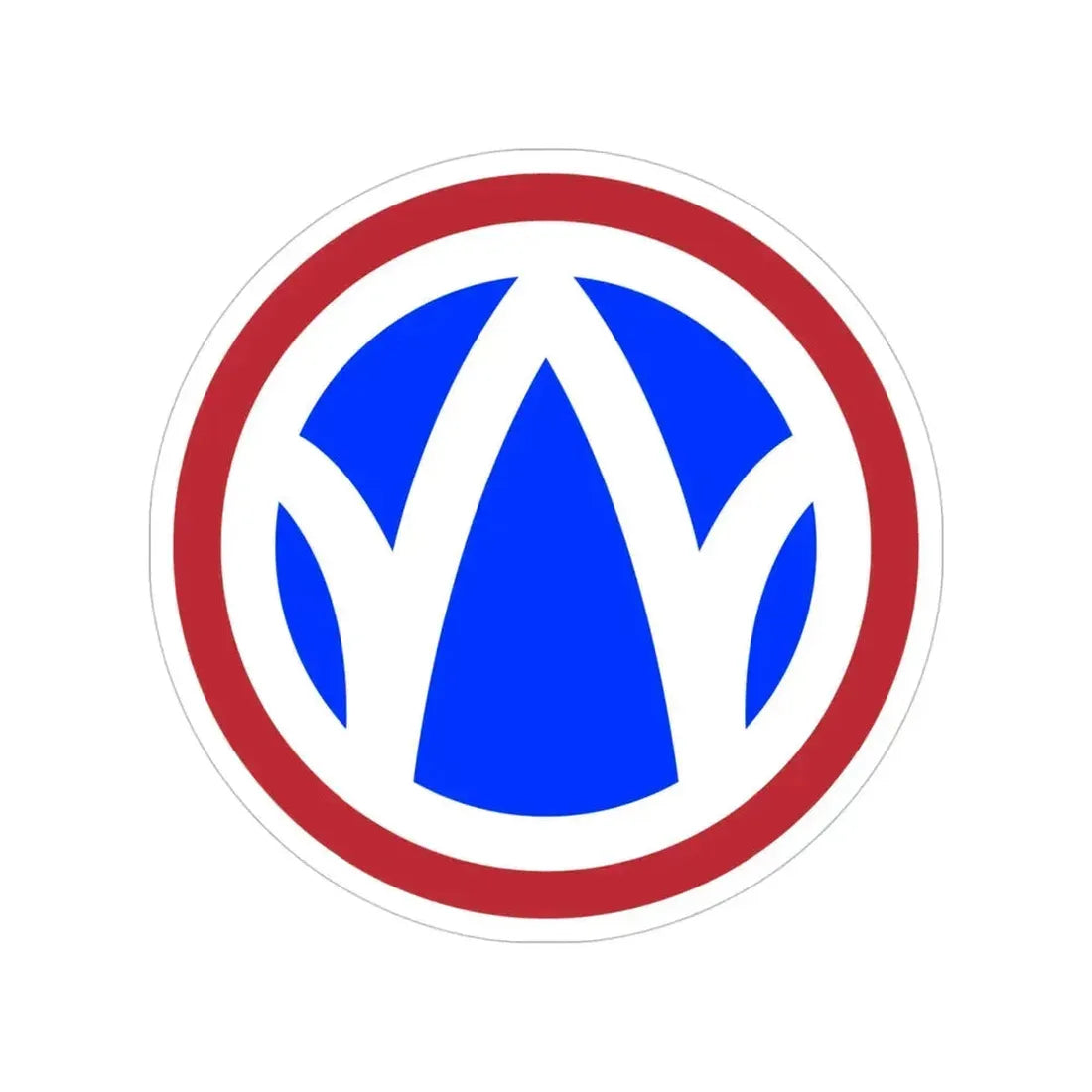 89th Regional Readiness Command SSI (U.S. Army) Transparent STICKER Die-Cut Vinyl Decal 4 Inch - The Sticker Space