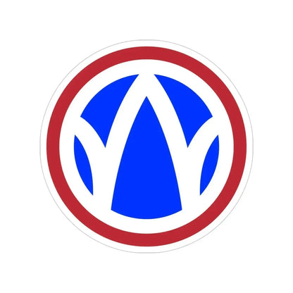 89th Regional Readiness Command SSI (U.S. Army) Transparent STICKER Die-Cut Vinyl Decal 4 Inch - The Sticker Space