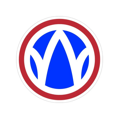 89th Regional Readiness Command SSI (U.S. Army) Transparent STICKER Die-Cut Vinyl Decal 5 Inch - The Sticker Space