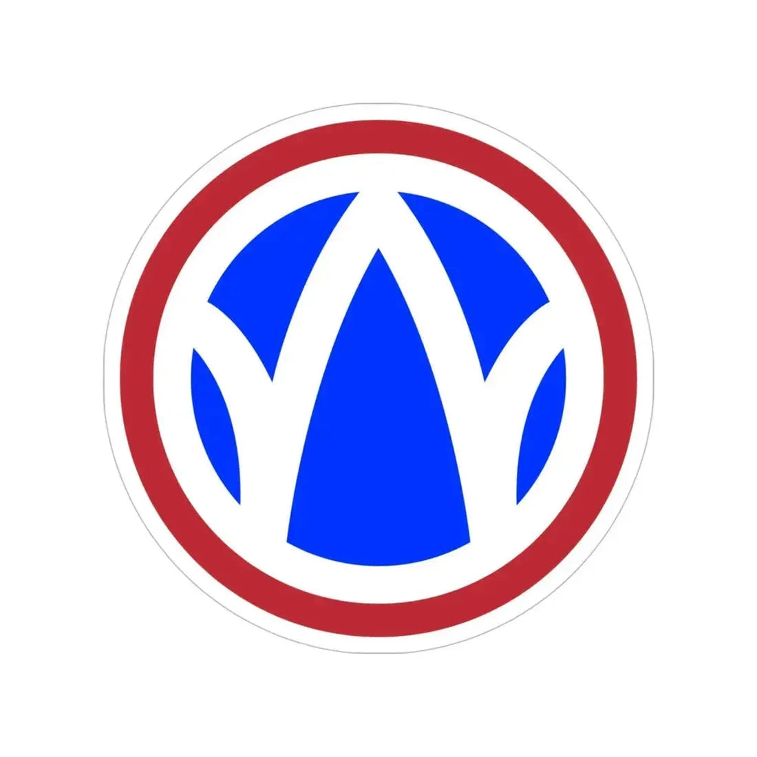 89th Regional Readiness Command SSI (U.S. Army) Transparent STICKER Die-Cut Vinyl Decal 5 Inch - The Sticker Space