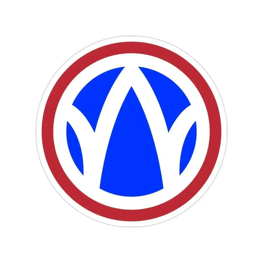 89th Regional Readiness Command SSI (U.S. Army) Transparent STICKER Die-Cut Vinyl Decal 6 Inch - The Sticker Space