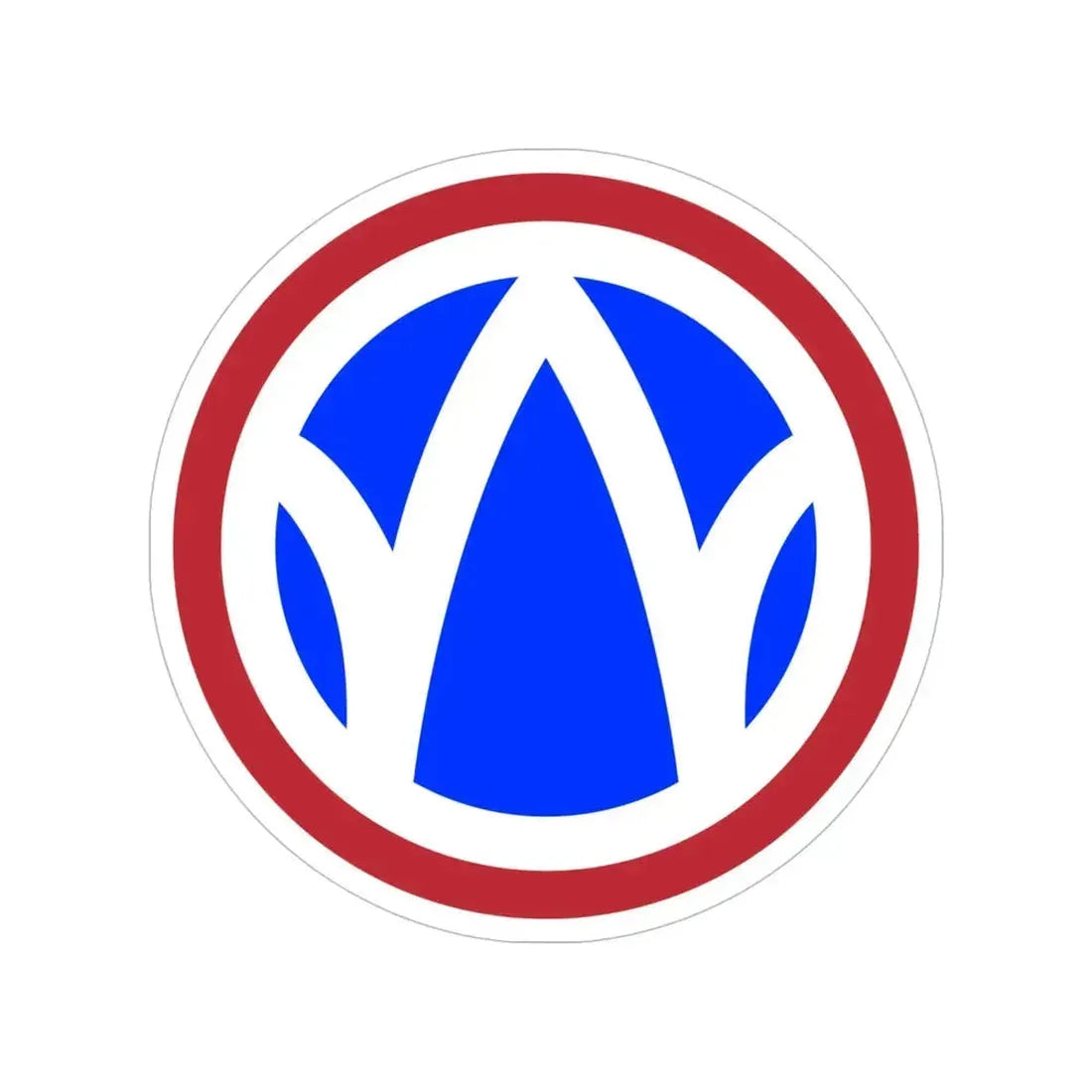 89th Regional Readiness Command SSI (U.S. Army) Transparent STICKER Die-Cut Vinyl Decal 6 Inch - The Sticker Space