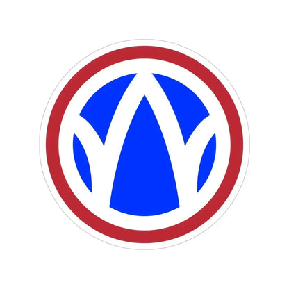 89th Regional Readiness Command SSI (U.S. Army) Transparent STICKER Die-Cut Vinyl Decal 6 Inch - The Sticker Space