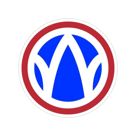 89th Regional Readiness Command SSI (U.S. Army) Transparent STICKER Die-Cut Vinyl Decal 6 Inch - The Sticker Space