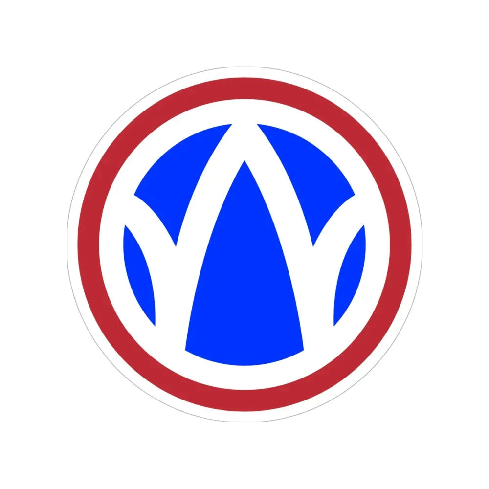 89th Regional Readiness Command SSI (U.S. Army) Transparent STICKER Die-Cut Vinyl Decal - The Sticker Space