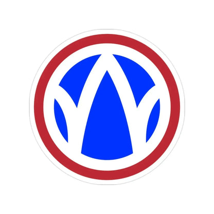 89th Regional Readiness Command SSI (U.S. Army) Transparent STICKER Die-Cut Vinyl Decal - The Sticker Space