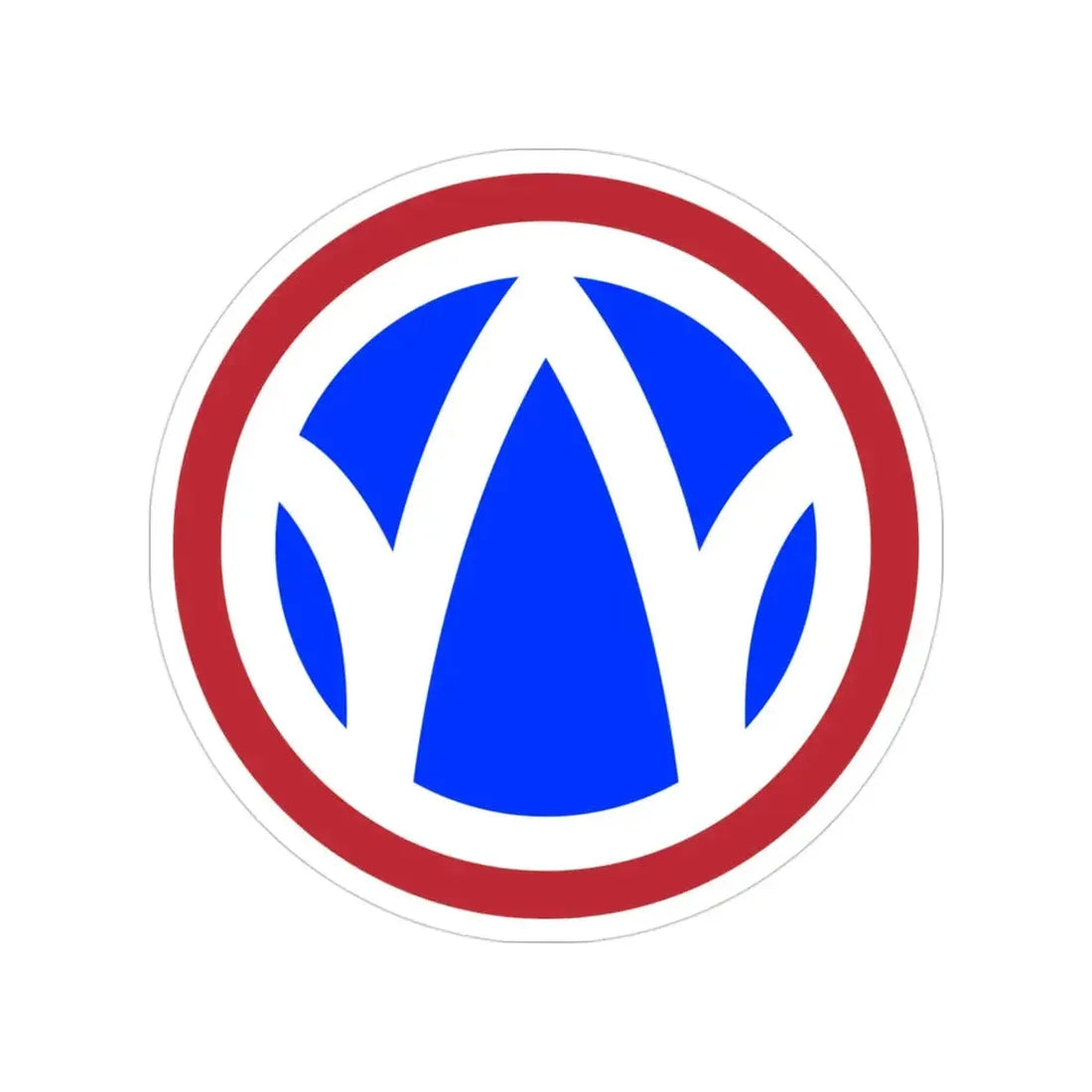 89th Regional Readiness Command SSI (U.S. Army) Transparent STICKER Die-Cut Vinyl Decal - The Sticker Space