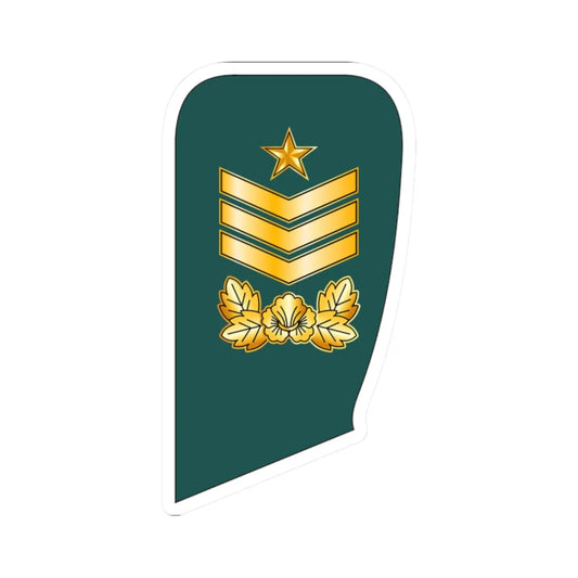 8.SKA SGM (Korea) (Military Rank) STICKER Vinyl Kiss-Cut Decal 2 Inch White - The Sticker Space