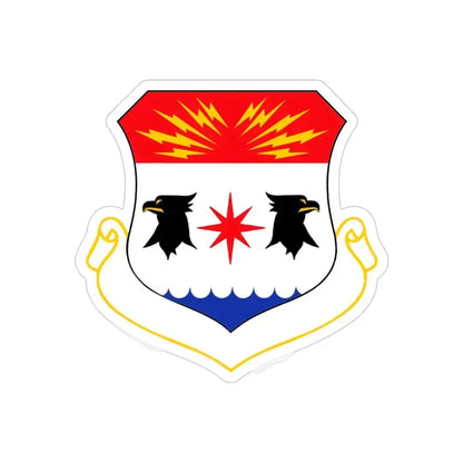 8th Air Division (U.S. Air Force) REVERSE PRINT Transparent Die-Cut STICKER 6 Inch Die-Cut Transparent - The Sticker Space