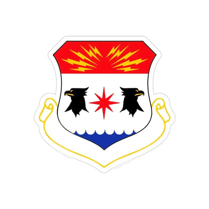 8th Air Division (U.S. Air Force) REVERSE PRINT Transparent Die-Cut STICKER - The Sticker Space