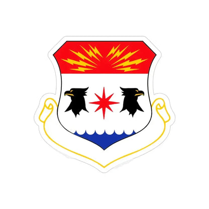 8th Air Division (U.S. Air Force) REVERSE PRINT Transparent Die-Cut STICKER - The Sticker Space