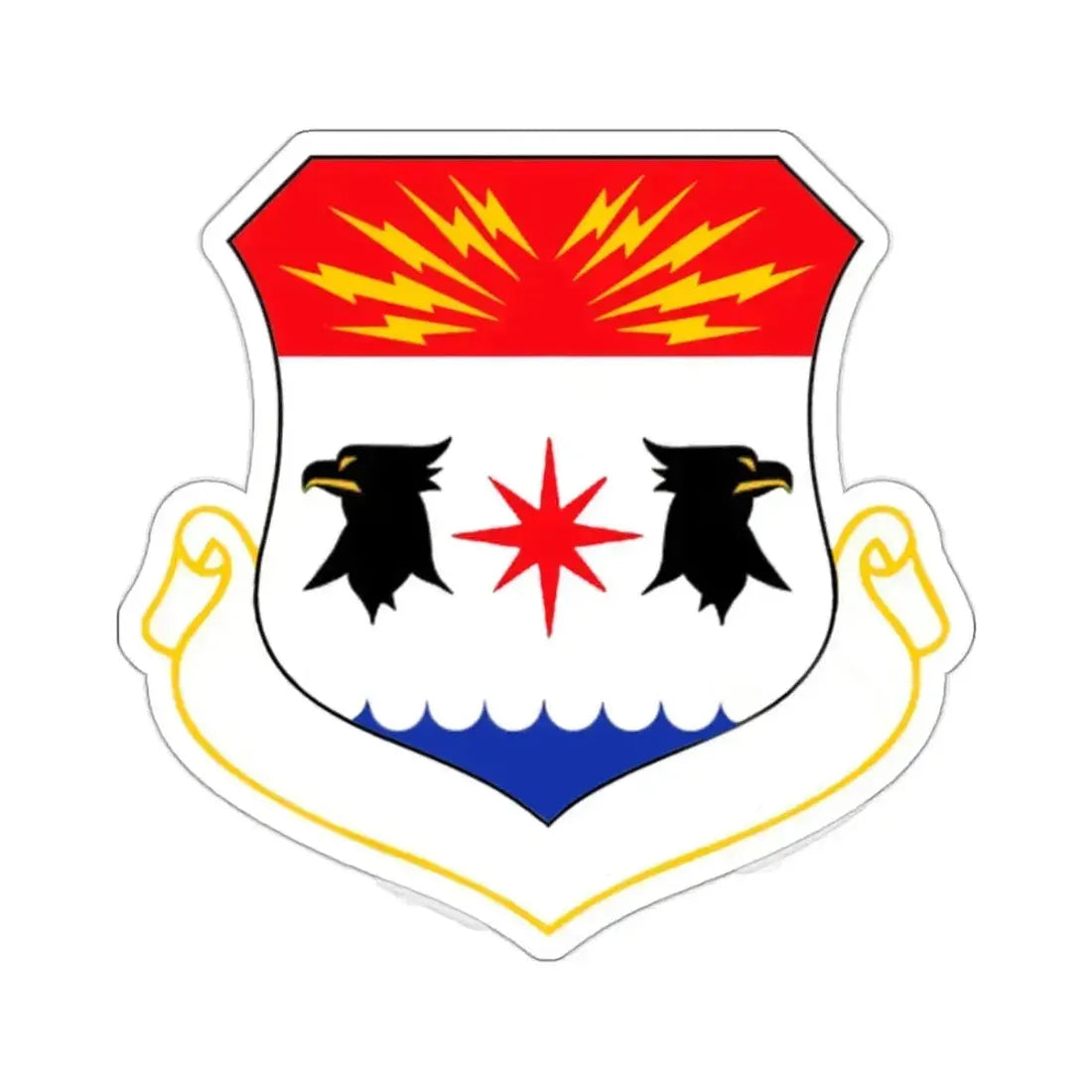 8th Air Division (U.S. Air Force) STICKER Vinyl Kiss-Cut Decal 2 Inch White - The Sticker Space