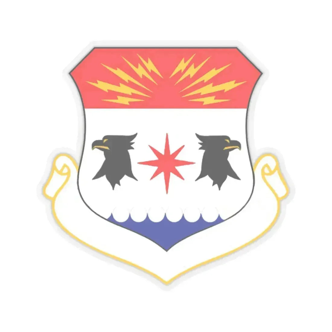 8th Air Division (U.S. Air Force) STICKER Vinyl Kiss-Cut Decal 3 Inch Transparent - The Sticker Space