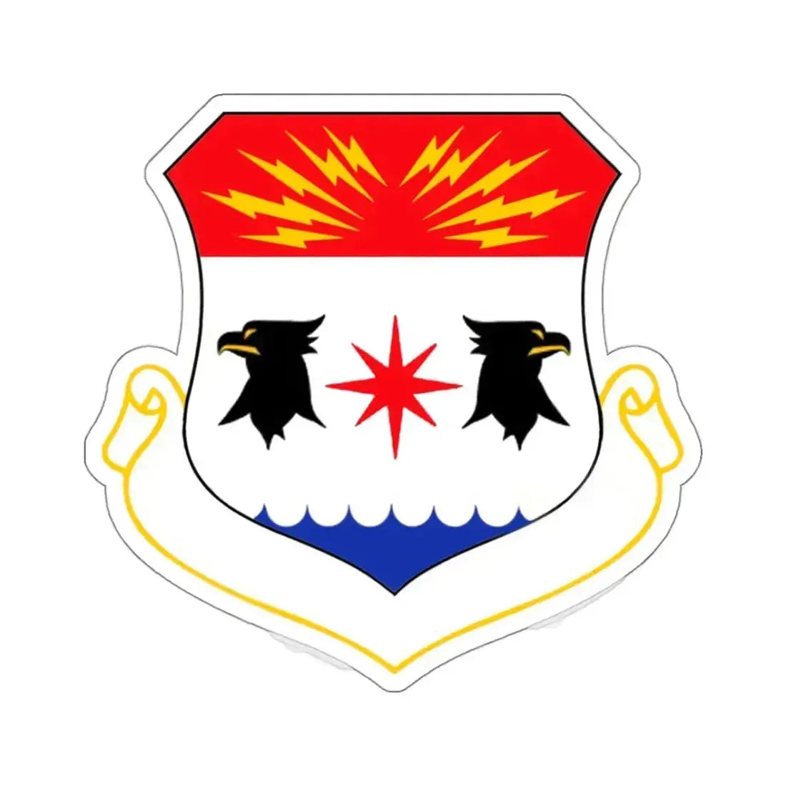 8th Air Division (U.S. Air Force) STICKER Vinyl Kiss-Cut Decal 3 Inch White - The Sticker Space