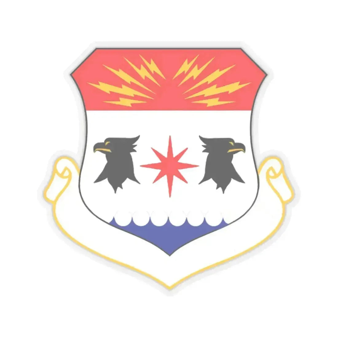 8th Air Division (U.S. Air Force) STICKER Vinyl Kiss-Cut Decal 4 Inch Transparent - The Sticker Space