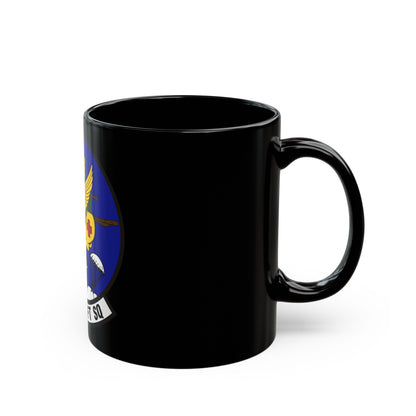 8th Airlift Squadron (U.S. Air Force) Black Coffee Mug-The Sticker Space