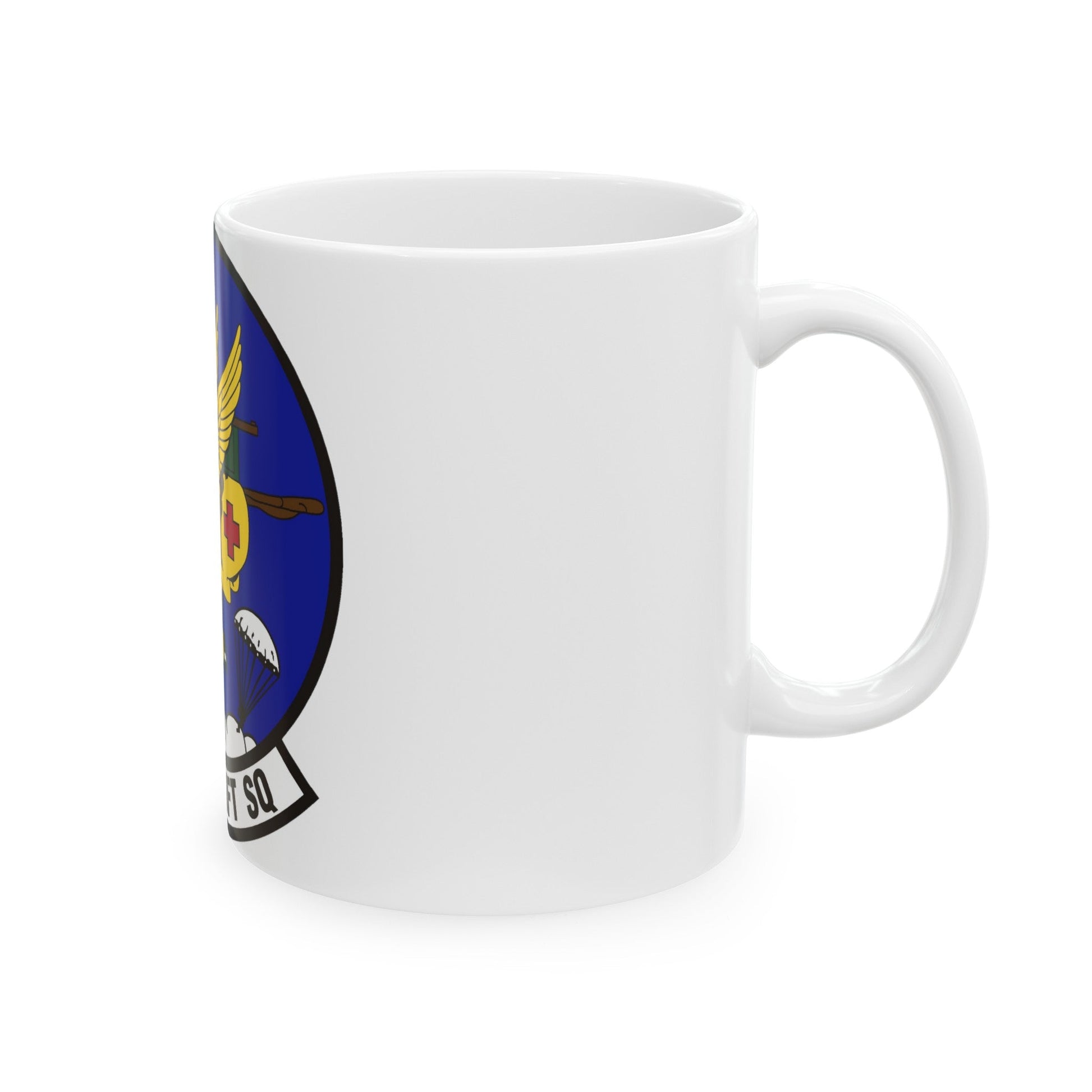 8th Airlift Squadron (U.S. Air Force) White Coffee Mug-The Sticker Space