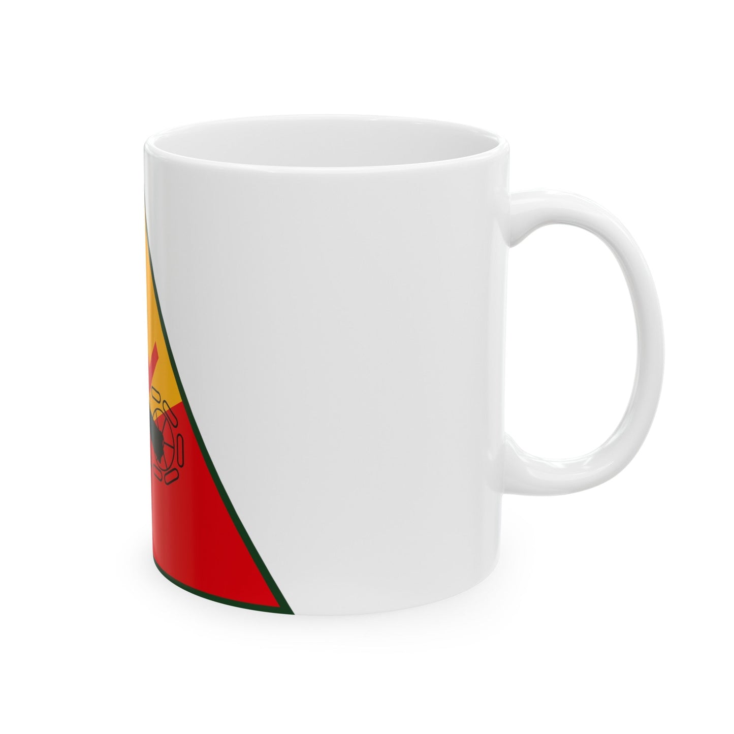 8th Armored Division (U.S. Army) White Coffee Mug-The Sticker Space