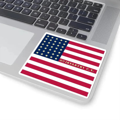 8th California Infantry Regiment flag (United States) STICKER Vinyl Kiss-Cut Decal - The Sticker Space