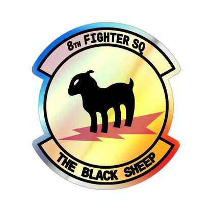 8th Fighter Squadron (U.S. Air Force) Holographic STICKER Die-Cut Vinyl Decal - The Sticker Space