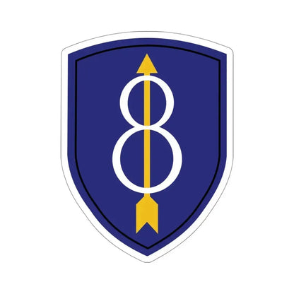 8th Infantry Division (U.S. Army) STICKER Vinyl Die-Cut Decal 4 Inch - The Sticker Space