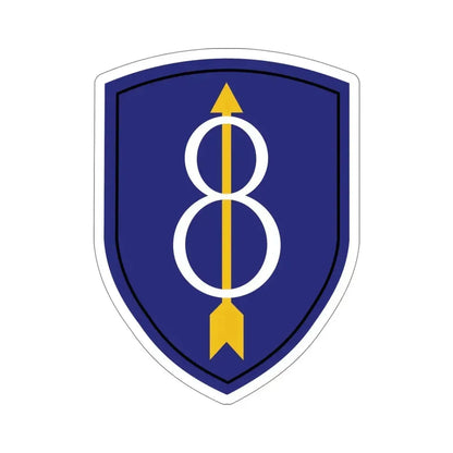 8th Infantry Division (U.S. Army) STICKER Vinyl Die-Cut Decal 5 Inch - The Sticker Space