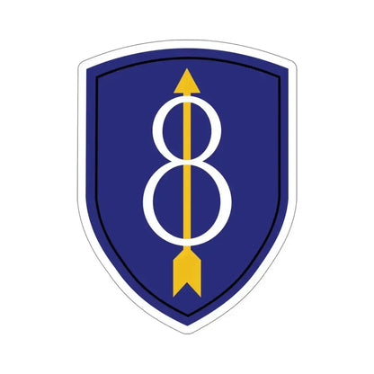8th Infantry Division (U.S. Army) STICKER Vinyl Die-Cut Decal 6 Inch - The Sticker Space