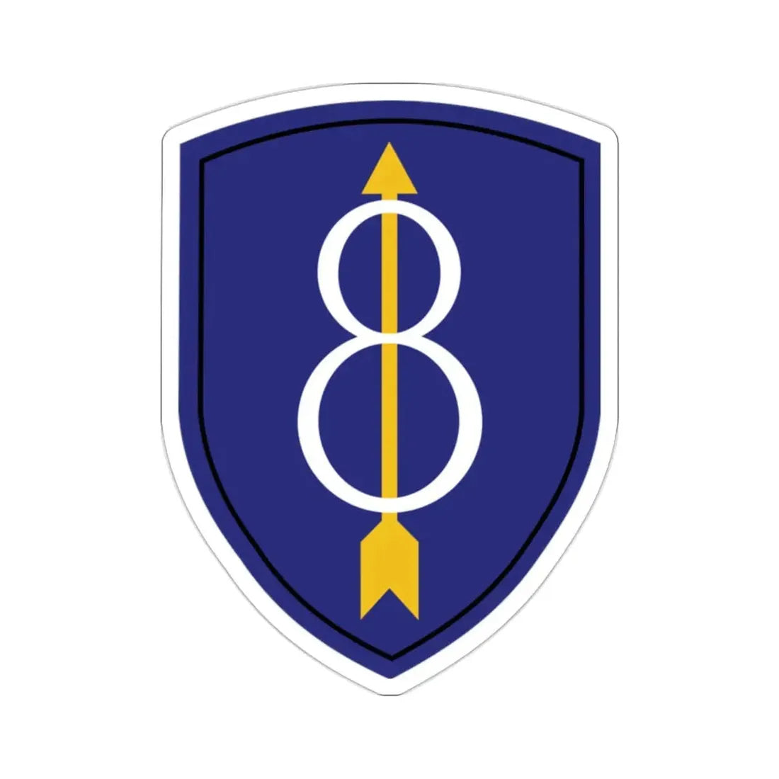 8th Infantry Division (U.S. Army) STICKER Vinyl Die-Cut Decal - The Sticker Space