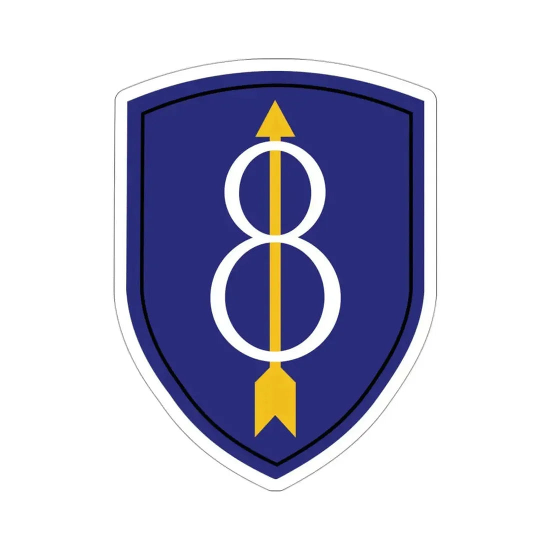 8th Infantry Division (U.S. Army) STICKER Vinyl Die-Cut Decal - The Sticker Space